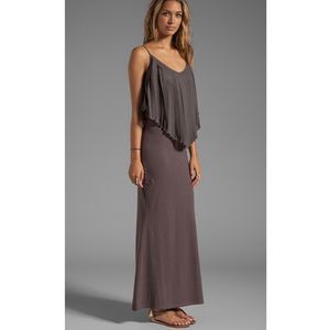 RVCA Chaac maxi dress in slate color